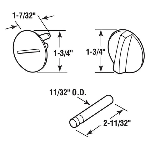 Concealed Latch Knob Set With Straight Bolt For 1 Inch Thick Laminated Doors Chrome Plated Zinc Alloy Cast Zamak Hardware Hidden Door Latch Built Tough For Cabinets And Exterior Doors