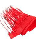 Red Plastic Tamper Seals With Self Locking Zip Ties For Fire Extinguishers Pull-Tite Security Tags Numbered Disposable Seals No Hassle 10 Inch 100 Pieces For Fire Safety Inspections And Luggage Security