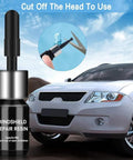 4-Piece Windshield Repair Kit for Chips and Cracks, DIY Auto Glass Fix Tools With Nano Repair Fluid for star-shaped crack repair.
