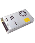 Heavy Duty 24 Volt 25 Amp 600 Watt Industrial Switching Power Supply with venting fans and multiple output connections.