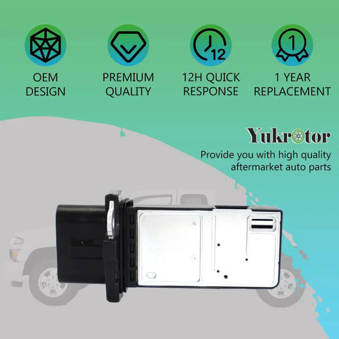 Mass Air Flow Sensor MAF Replacement for Cars and Trucks Direct Fit for 15865791 12576410 2134222 2133134, side view