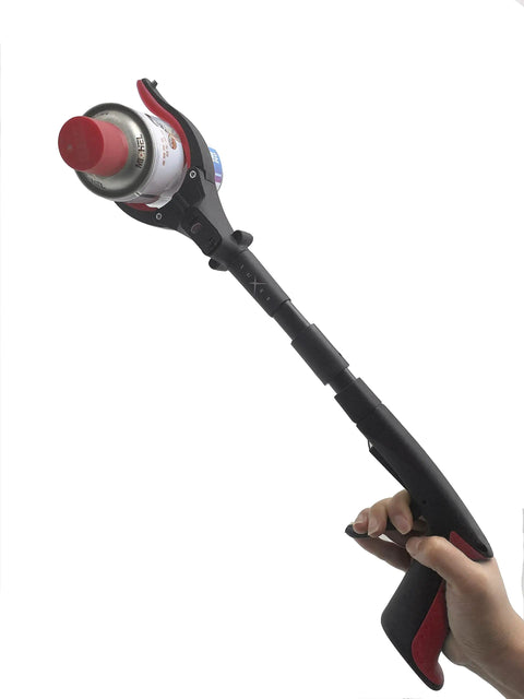 Heavy Duty 19 Inch Aluminum Grabber Reacher Tool With Magnetic Claw And LED Light Foldable Pickup Reacher For Seniors Trash Grabber Picker Red Two Pack