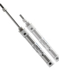 Slim Stainless Steel Air Pneumatic Cylinder CDJ2B 10 40 With M5 Port 10mm Bore 40mm Stroke Double Acting Single Rod
