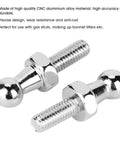 Two Pack CNC Aluminum Ball Stud Bolt 8mm Ball Stud For Gas Struts Bonnet Lifters Beefed Up Wear Resistant Stable Performance M6 Thread