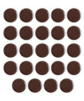 Heavy Duty 24Pcs Furniture Sliders Moving Tools With Foam Pads For Smooth Gliding On Hard Floors Easy To Install Sofa Dolly And Washer Ramps in brown color