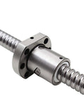 Brand New SFU1610 Steel Ball Screws Kit With Bearings And Lead Screw Nut For CNC Router Milling Machines Super Durable Alloy Build Speed Boost High Eff. close-up ball screw with nut and bearings