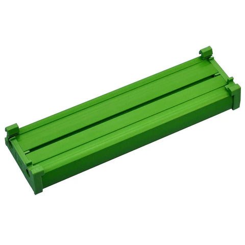 DIN Rail Mount 30-Position Screw Terminal Block Distribution Module With 24A Per Position, 400V Rating, 5.0mm Pitch, 7mm Strip Length
