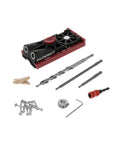 Premium Pocket Hole Jig Bundle With Double Barrel And Single Barrel Jigs, 2 Inch Face Clamp, Imperial And Metric Scales, Essential Accessories