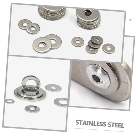 Top Shelf Real Deal 325 Piece Stainless Steel Flat Washer Set With Assorted 1/4 Inch Lock Washers Kit For Smooth Automotive And Industrial Bolt Fastening Applications Today