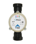 Front view of Dormont Flo-Pro MD gas flow/pressure diagnostic tool, beige circular body with black fittings.