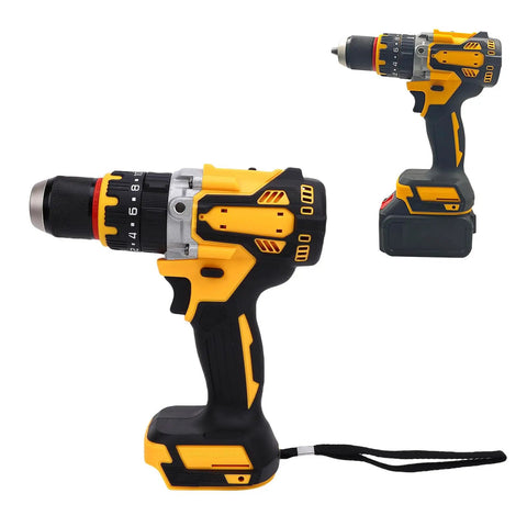 High Torque Cordless Drill With Brushless Motor And 100Nm Output For Home Improvement Projects Lightweight Handheld Power Tool, detail view