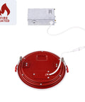 Badass 6 Inch Led Round Recessed Downlight 5CCT Selectable 14W with fire-rated housing and driver attached for secure installation.