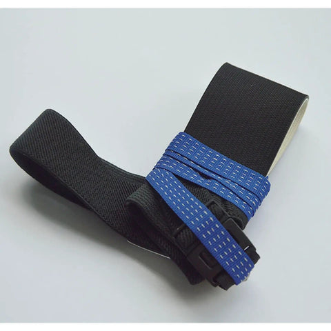 Two Pack ESD Anti Static Grounding Straps for Wrist and Heel Adjustable Foot Strap with black and blue conductive rubber bands