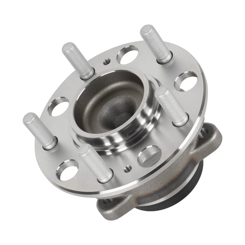 Rear Wheel Bearing Hub Assembly Five Lug With ABS Hubs One Piece Fits 2016-2019 Hyundai Tucson FWD, front view.