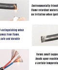 Hardcore YJV Power Cable Featuring Pure Oxygen Free Copper Conductors And Thick Bend Resistant PVC Jacket For Outdoor EV Charging And Industrial Wiring Runs 25 Foot Heavy Gauge, showing flame retardant material and copper strands.