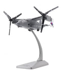 V-22 Osprey 1 To 144 Scale Die Cast Model Aircraft Kit All Metal Navy Military Plane on display stand, foldable wings visible