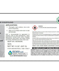 Product label for High Temp Anti Seize Lubricant For Metal-To-Metal Contact Up To 2000F, Copper-Free, Non-Corrosive, 8 oz