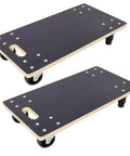 Heavy Duty Furniture Dolly 2 Pack With 1320 Lbs Capacity, Smooth Swivel Casters For Couch Piano Fridge Moving, sturdy plywood construction.