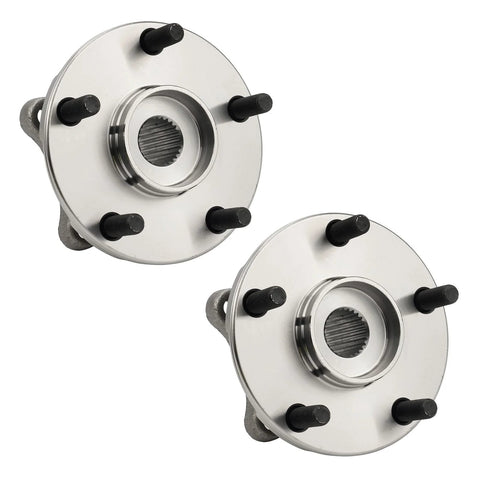 Front Wheel Bearing Hub Assembly 5 Lug Set For Toyota RAV4 2008-2011, Scion xB 2008-2015, Prius V 2012-2017 shown from top