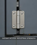 Detachable Gate Hinge With Stainless Steel Lift Off Design For Heavy Doors And Access Panels In A Silver Finish One Pack Tough Durable Corrosion