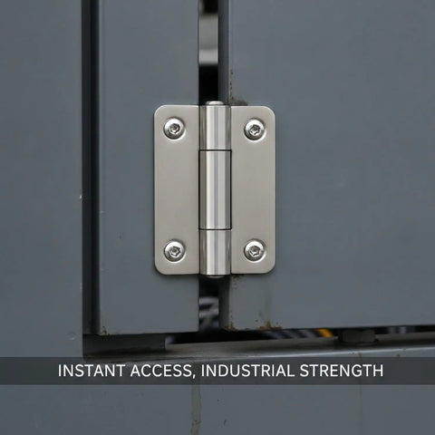 Detachable Gate Hinge With Stainless Steel Lift Off Design For Heavy Doors And Access Panels In A Silver Finish One Pack Tough Durable Corrosion