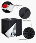 Tote Tank Cover For IBC Totes Built To Last With Rugged Durable Oxford Fabric And Reinforced Stitching Keeps 275 Gallon Reconditioned Totes Clean Dustproof And Protected During Storage And Handling, black IBC tote cover with top opening and side zipper