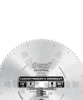 Beast Cabinetmaker Crosscut Blade 16 Inch 96 Teeth TiCo Hi Density Carbide With ATB Tooth Design, 1 Inch Arbor shown front view.