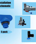 Engine Water Drain Plug Kit For Mercruiser 22806608A02 Replacement Sierra 18 4226 GLM 13992 Direct Fit schematic