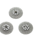 Ceramic TIG Screen Nozzle Set for SR WP TIG Torches Pack of 3 mesh discs for improved arc starts and torch longevity.