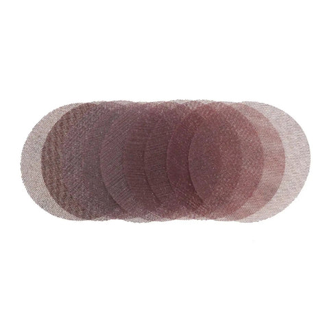 Grab These Fafeicy 50 Pc Mesh Sanding Discs For Drywall That Are Dustless And Non Clogging With 120 Grit To Smack Out Smooth Finishes Without The Messy Cleanup Hassle On Paint And Filler Fast - 5 inch mesh sanding discs stacked.