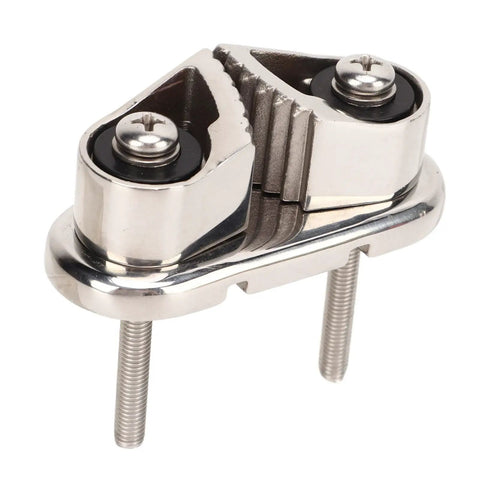 Straight Up Lightweight Stainless Steel Cam Clamps Offering Rock Solid Line Grip With Progressive Teeth And Smooth Polish For No Hassle Boat Projects And Effortless Marine Setup Days