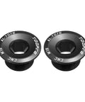 Two Pack M19 Bike Crank Cover Screws Aluminum Alloy Crank Fixing Bolts For Mountain Bike Crankset Arm Chainring Screws Black