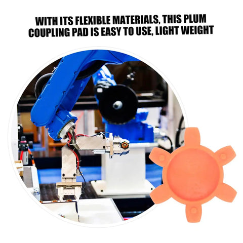 Flexible Rubber Spider Insert For Plum Couplings 40mm Outer Diameter Heavy Duty Jaw Coupling Pad with machinery