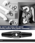 Dual Head Screw Extractor Kit For One Half And Three Quarter Inch Damaged Screws And Bolts, DIY Friendly Remover