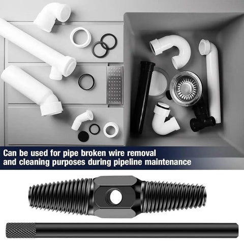 Dual Head Screw Extractor Kit For One Half And Three Quarter Inch Damaged Screws And Bolts, DIY Friendly Remover
