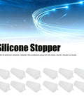 Premium Silicone Plug Kit 20Pcs High Temp Sealing Stopper Tapered Design For Plating Anodizing Painting Spraying Surface Treatment Durable Protective Gear No Snaps, 20 white silicone plugs