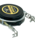 Auto Rewind Tape Measure 3/8 Inch By 50 Feet With Nylon Coated Blade Double Sided Markings For Fractions 8ths And 16ths Built Like A Workhorse