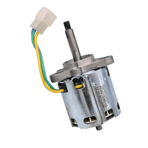 High Torque 50.4V Brushless DC Motor For Industrial Gearboxes with metal housing and wires for electrical connection.