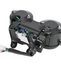 Thinking Process: black PP T motorcycle digital speedometer and tachometer kit with wiring harness