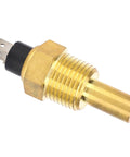 Water Temperature Sensor Plug With Brass Probe M21x1.5 Thread For Generator And Industrial Engine Cooling Systems, Delivers A Fast 3 Minute Response For Real Time Monitoring And Routine Equipment Checks In Auto Shops And Plant Floors.