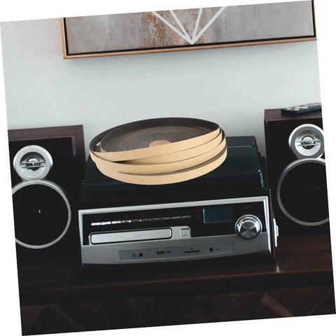 Self Adhesive Door And Window Seal Tape For Noise Reduction, Vibration Control, And Collision Protection rolls on a stereo.