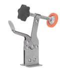Pro Grade Non Slip Quick Release Toggle Clamp Set For Woodworking Jigs And Fixtures With Rubber Tip, side view