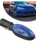 Blue plug-and-play fuel efficiency kit for vehicles, boosts performance with voltage control, compatible with multiple fuels.
