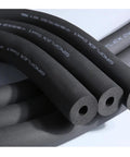 Heavy Duty Pipe Insulation Foam Tube One Half Inch Thick Five Eighths Inch Inner Diameter Six Point Six Feet Long Black Nitrile Rubber