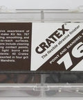 Rubberized Abrasive Point And Mandrel Set Kit No 767 in transparent box showing contents and Cratex label for specific use