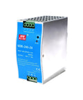 Bulletproof Din Rail Power Supply Delivering Rock Solid 240W Output At 24V And Ten Amps For Led Lighting Cctv Cameras And Cnc Machines, shown with input/output terminals.
