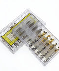 Pro Grade 170Pcs Watch Crown And Spring Bar Replacement Kit With Assorted Stems Tubes And Pins In Plastic Case, open view