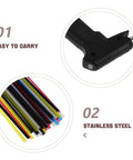 Top Rated Portable Plastic Welding Repair Kit For Car Bumper And Auto Body Parts Spot Welder Tool, includes portable handle and repair rods.