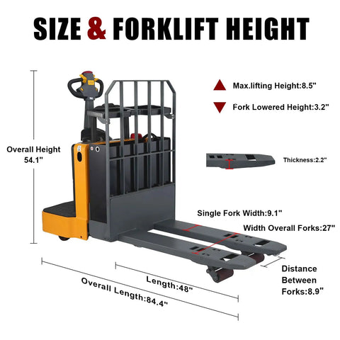 Heavy Duty Electric Pallet Jack With Badass 6600 Lbs Payload And Legit 24V 300Ah Battery Engineered For Rock Solid Warehouse Moves And Retail Inventory Restocking