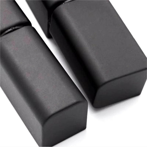 Inline Lift-Off Hinge Detachable Release Hinge One-Piece Zinc Die-Casting Black Powder Coated Finish M2.5x10 close-up view